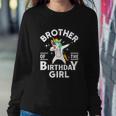 Funny Brother Of The Birthday Girl Unicorn Sweatshirt Gifts for Her