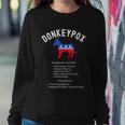 Funny Conservative Republican Anti Biden Donkeypox Sweatshirt Gifts for Her