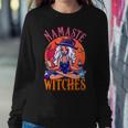 Funny Halloween Namaste Witches Halloween Spirits Witch Sweatshirt Gifts for Her