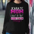 Funny Karate Mom Best Mother Sweatshirt Gifts for Her