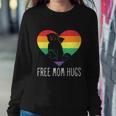 Funny Lgbt Free Mom Hugs Pride Month Sweatshirt Gifts for Her