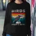 Funny Meme Birds Surveillance Truther Cctv Bird Arent Real Gift Sweatshirt Gifts for Her