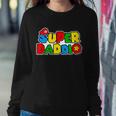 Funny Super Daddio Fathers Day Gamer Tshirt Sweatshirt Gifts for Her