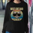 Funny Vintage Cat Daddy Tee Fathers Day Best Cat Dad Ever Sweatshirt Gifts for Her