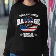 Funny You Cant Spell Sausage Without Usa Sweatshirt Gifts for Her