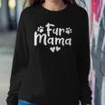 Fur Mama Paw Floral Design Dog Mom Mothers Day Sweatshirt Gifts for Her
