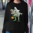 Ghost RidingRex Mummy Dinosaur Halloween Sweatshirt Gifts for Her