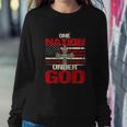 God Christian Us Flag Funny 4Th Of July Faith Sweatshirt Gifts for Her
