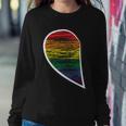 Halfheart Lgbt Gay Pride Lesbian Bisexual Ally Quote V2 Sweatshirt Gifts for Her