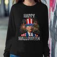 Halloween Funny Happy 4Th Of July Anti Joe Biden Sweatshirt Gifts for Her