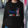 Happy 4Th Of July Peace America Independence Day Patriot Usa V2 Sweatshirt Gifts for Her