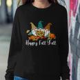 Happy Fall Yall Tshirt Gnome Leopard Pumpkin Autumn Gnomes Graphic Design Printed Casual Daily Basic Sweatshirt Gifts for Her