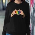 Heart Lgbt Gay Pride Lesbian Bisexual Ally Quote Sweatshirt Gifts for Her