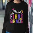 Hello 1St Grade First Back To School Student Teacher Sweatshirt Gifts for Her
