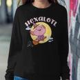 Hexalotl Funny Axolotl Witch Halloween Kawaii Meme Sweatshirt Gifts for Her