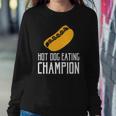 Hot Dog Eating Champion Fast Food Sweatshirt Gifts for Her