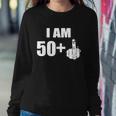 I Am 51 Middle Finger Funny 51St Birthday Sweatshirt Gifts for Her