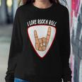 I Love Rock N Roll I Love Rockn Roll Devils Horn Sweatshirt Gifts for Her