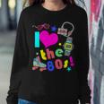 I Love The 80S Retro Party Mashup Sweatshirt Gifts for Her