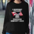 I Support Truckers Freedom Convoy 2022 Trucker Gift Design Tshirt Sweatshirt Gifts for Her