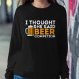 I Thought She Said Meaningful Gift Funny Cheerleader Dad Cheer Competition Gift Sweatshirt Gifts for Her