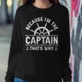 Im The Captain Boat Owner Boating Lover Funny Boat Captain Sweatshirt Gifts for Her