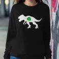 Irish Clover T-Rex Tshirt Sweatshirt Gifts for Her