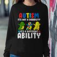 Its Not A Disability Ability Autism Dinosaur Dabbing Tshirt Sweatshirt Gifts for Her