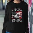 Jesus Is My Savior Welding Christian For 4Th Of July Sweatshirt Gifts for Her