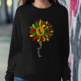 Juneteenth Sunflower Sweatshirt Gifts for Her