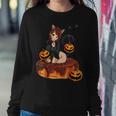 Kawaii Anime Halloween Black Cat | Sexy Anime Girl In Donut Sweatshirt Gifts for Her