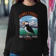 Kenai Fjords National Park Us Puffin Bird Alaska Sweatshirt Gifts for Her