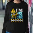 Kids Construction Truck 3Rd Birthday Boy 3 Bulldozer Digger Meaningful Gift Sweatshirt Gifts for Her