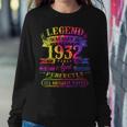 Legend Was Born In 1932 90 Year Old 90Th Birthday Tie Dye Sweatshirt Gifts for Her