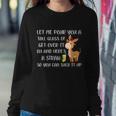 Let Me Pour You A Tall Glass Of Get Over It Oh Donkey Gift Sweatshirt Gifts for Her