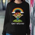 Lgbt Rainbow Wizard Pride Month Sweatshirt Gifts for Her