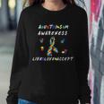 Live Love Accept Autism Puzzle Piece Ribbon Sweatshirt Gifts for Her