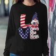 Love American Gnome 4Th Of July Independence Day Flag Graphic Plus Size Shirt Sweatshirt Gifts for Her