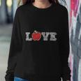 Love Apple Back To School Teacher Teacher Quote Graphic Shirt Sweatshirt Gifts for Her