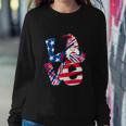 Love Gnome Usa Flag 4Th Of July Funny Sweatshirt Gifts for Her
