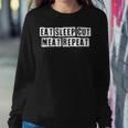 Lovely Funny Cool Sarcastic Eat Sleep Cut Meat Repeat Sweatshirt Gifts for Her