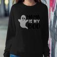 Mama Is My Boo Halloween Quote Sweatshirt Gifts for Her