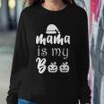 Mama Is My Boo Halloween Quote Sweatshirt Gifts for Her
