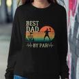 Mens Best Dad By Par Vintage Disc Golf Funny Fathers Day Sweatshirt Gifts for Her