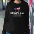 Mens Briketarian Bbq Grilling Chef State Map Funny Barbecue V2 Sweatshirt Gifts for Her