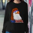 Merica Bald Eagle Retro Usa Flag Tshirt Sweatshirt Gifts for Her