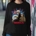 Merica Patriotic Party Sweatshirt Gifts for Her