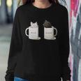 Milk N Coffee Kitties Sweatshirt Gifts for Her