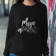 Music Notes V2 Sweatshirt Gifts for Her