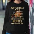 Navy Veteran Son Sweatshirt Gifts for Her